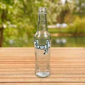 Crush Soda Pop Vintage 1960's Glass Bottle
